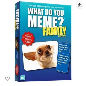 NEW IN BOX What Do You Meme Family Edition Game Family Friendly Party Card Game